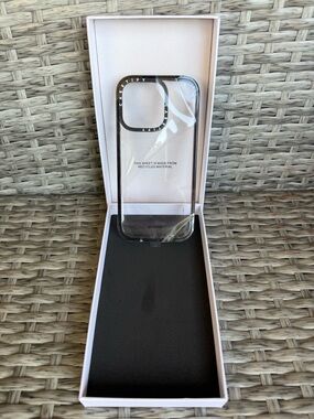 Casetify Clear Case with Black Bumper